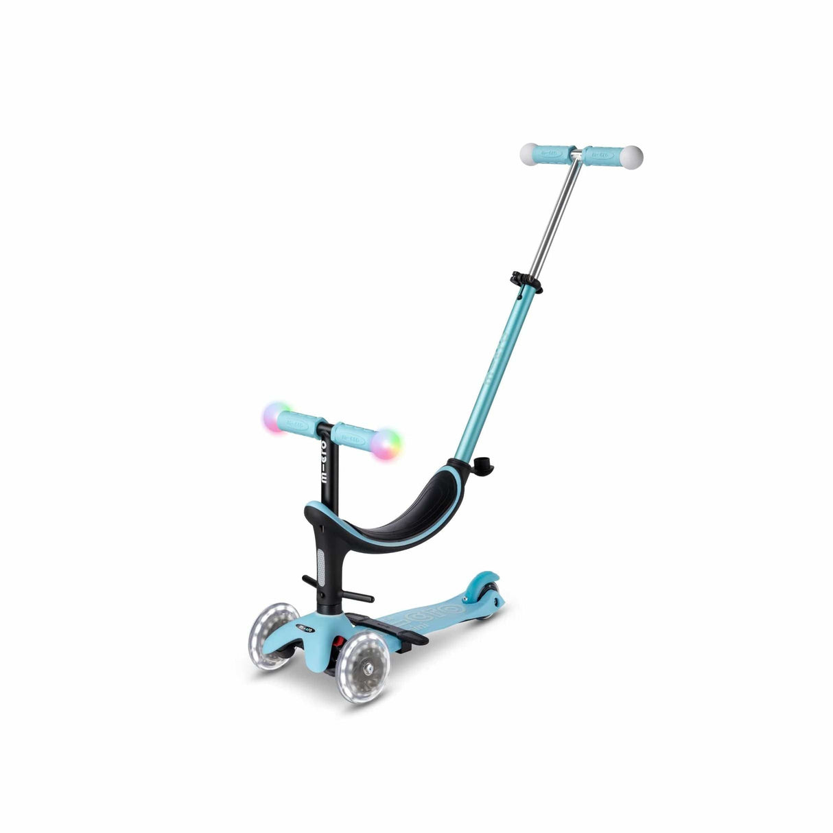 Micro Kick Scooter Light Blue Mini2Grow Deluxe