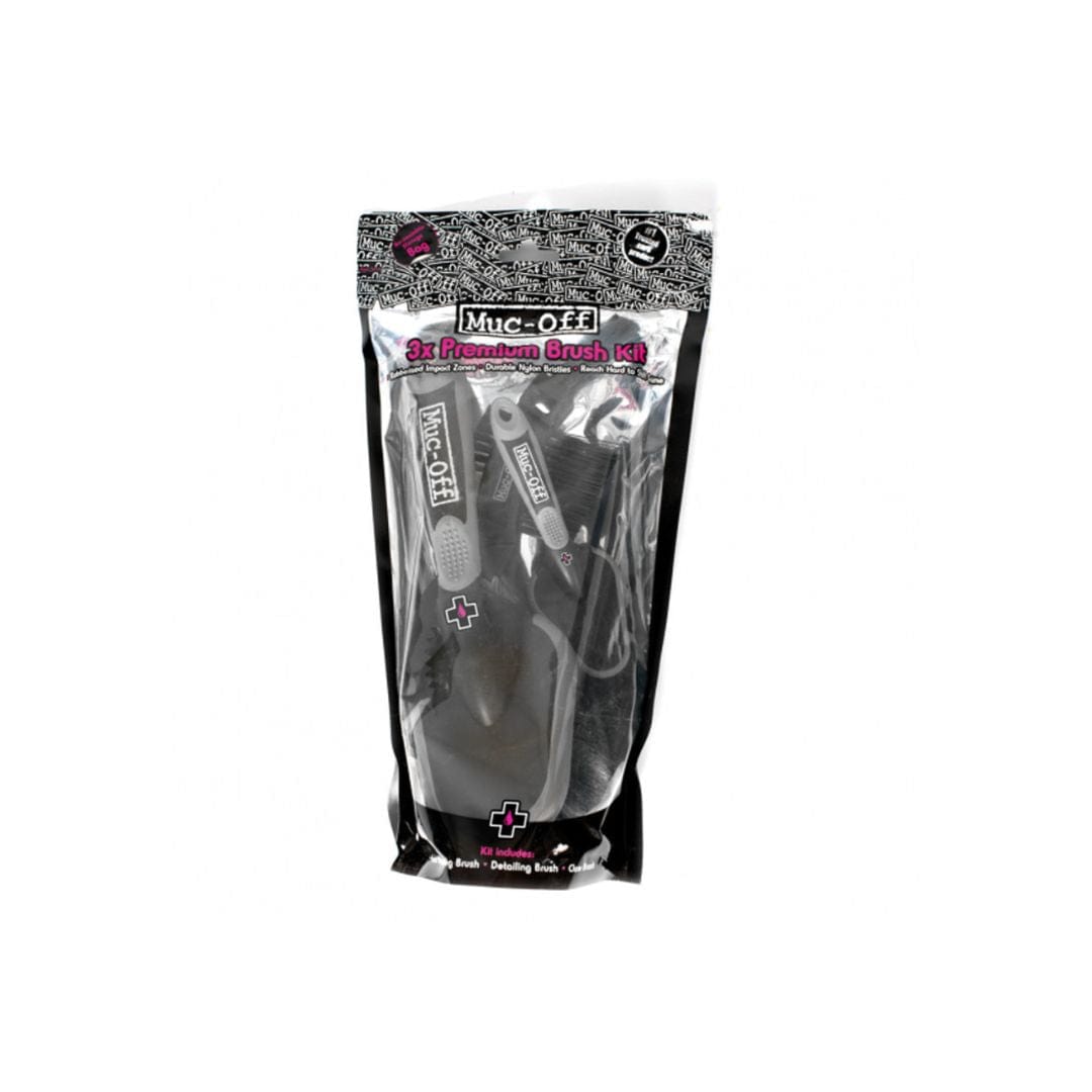 Muc-Off 3x Premium Bike Cleaning Brush Kit – NG Mobility