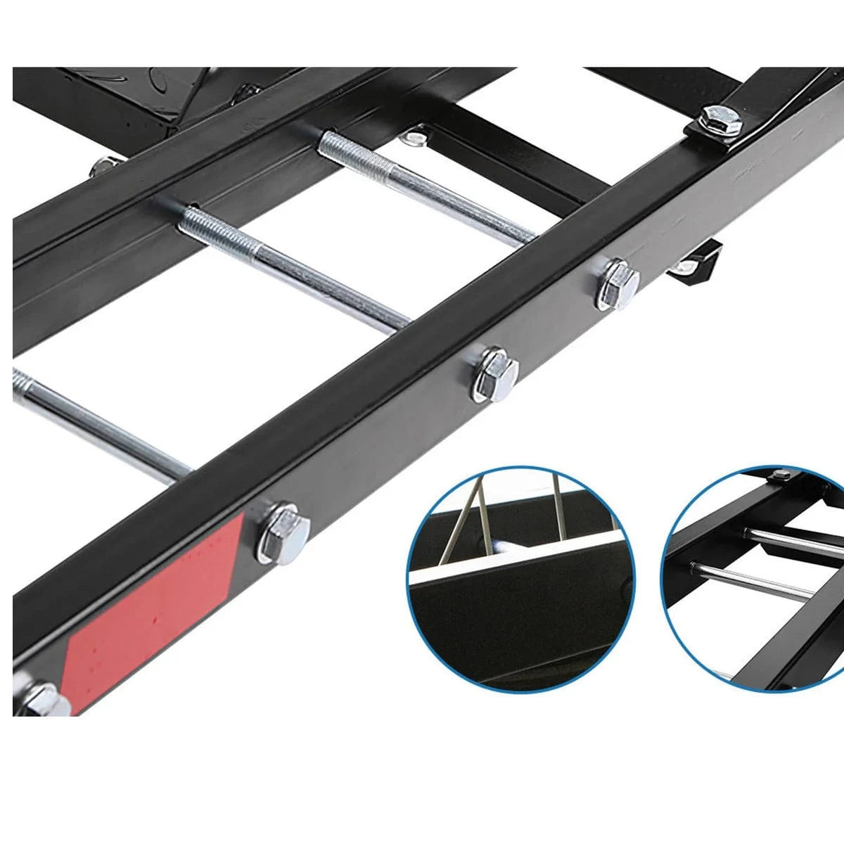 NG Mobility Accessories Motorcycle / Fat Tyre eBike Carrier Rack - Mid Towing