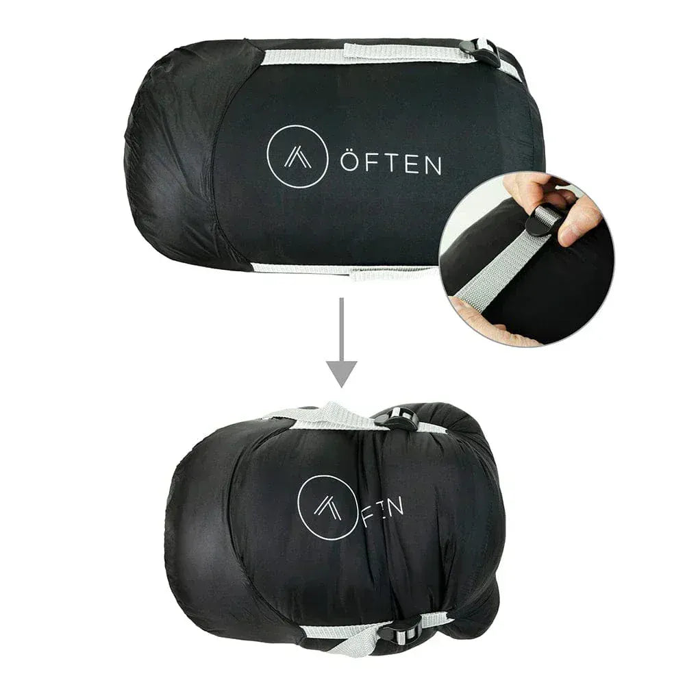 Often Accessories black-light-gray Often Alaska Waterproof Outdoor Poncho / Sleeping Bag