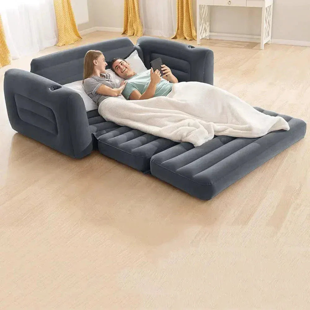 Often Accessories Intex High Quality Inflatable Double Person Pull-Out Bed Sofa