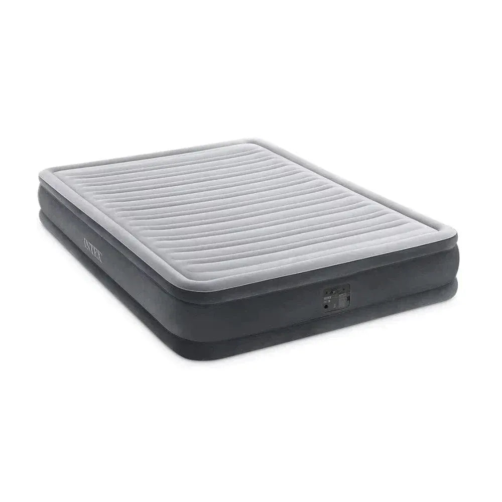 Often Accessories Intex High Quality Plush Inflatable Mattress Built-In Electric Pump (Double Bed)