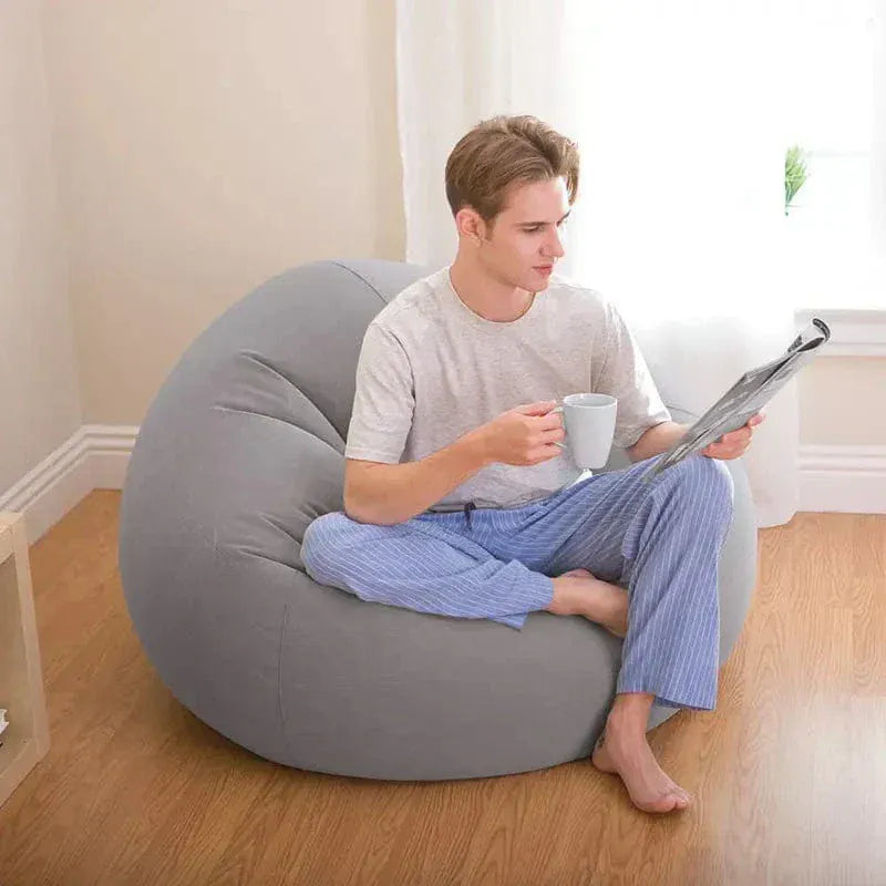 Often Accessories Intex Inflatable Beanless Bag Lounge Single Chair Lazy Sofa