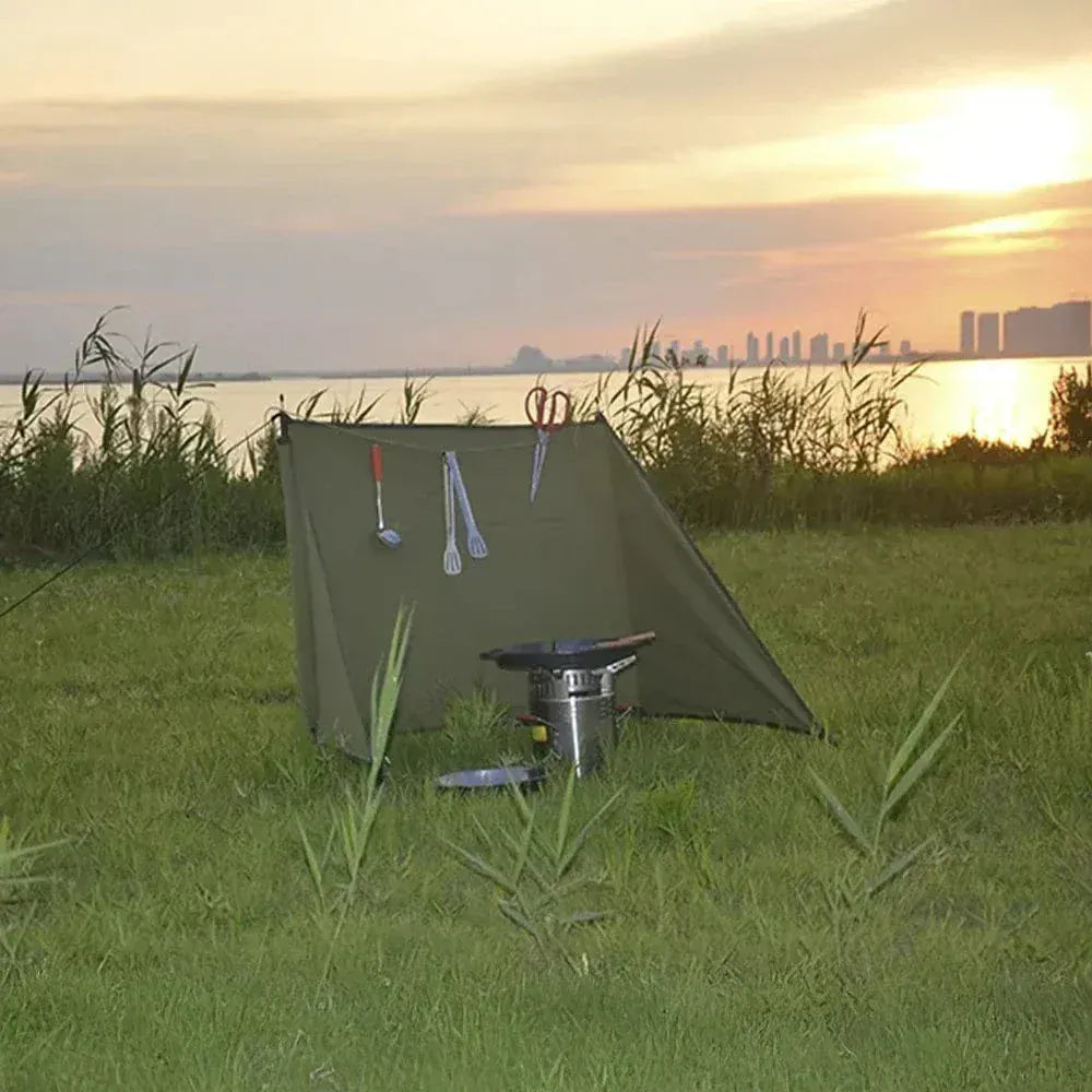 Often Accessories Often Canvas Folding Fire Windshield Wall Windbreaker Windscreen