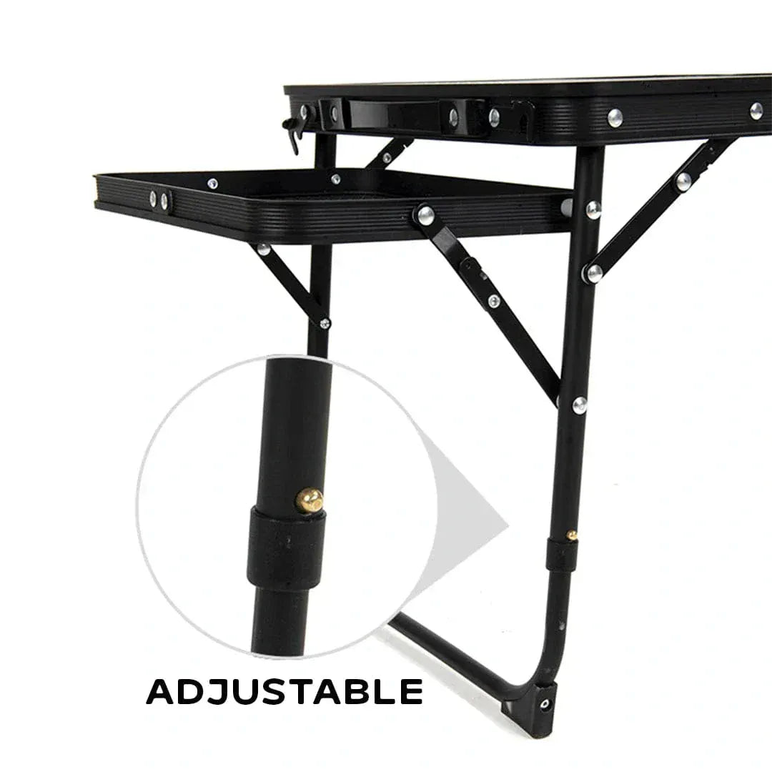 Often Accessories Often Craft Adjustable Aluminum Table with shelves