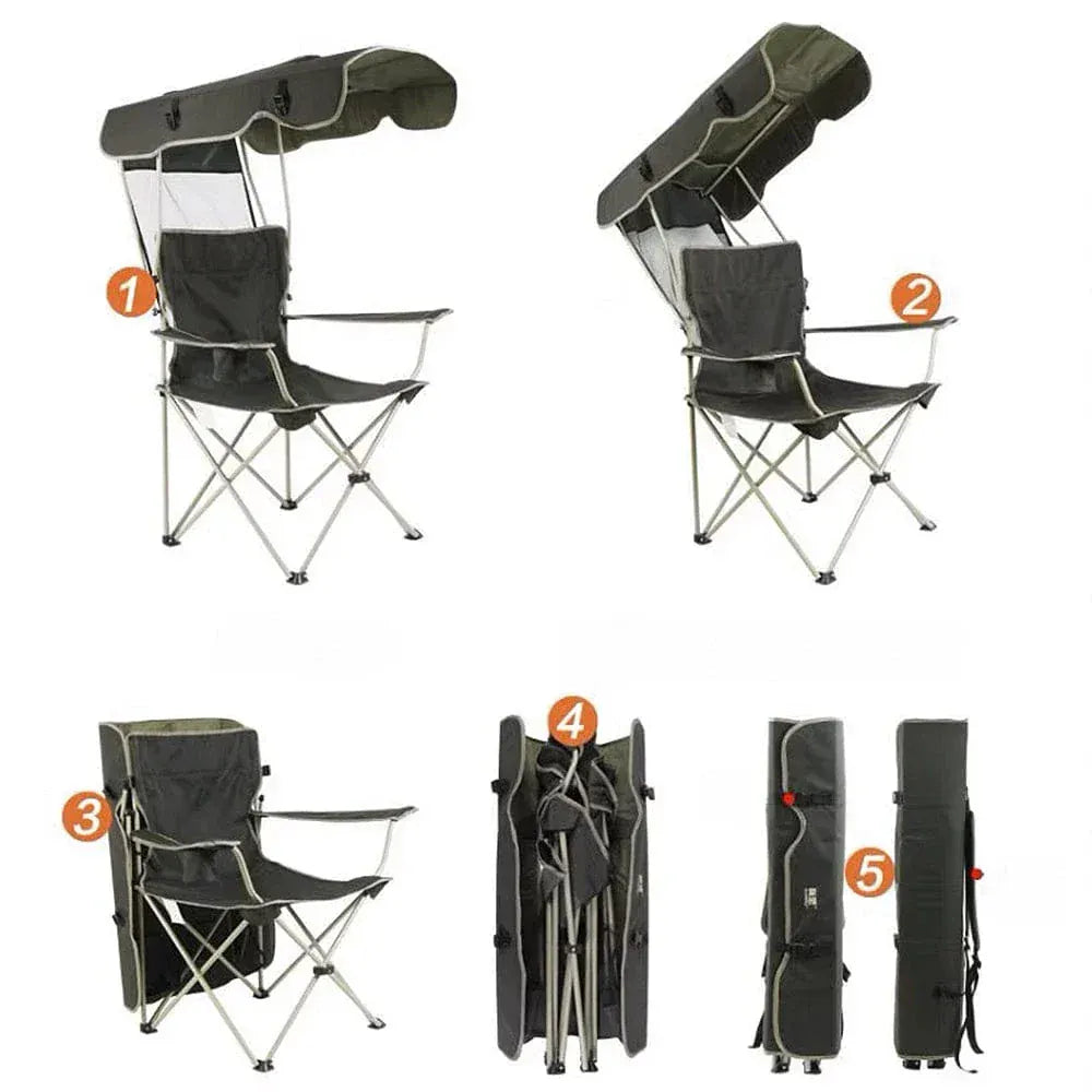 Often Accessories Often Foldable Outdoor Chair With Adjustable Canopy