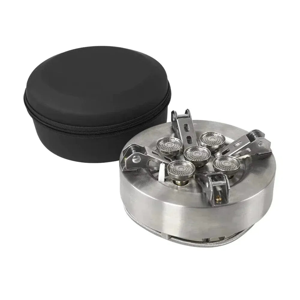 Often Accessories Often High Power Wind Resist 5 Heads Steel ButaneGas Fire Stove 12800W