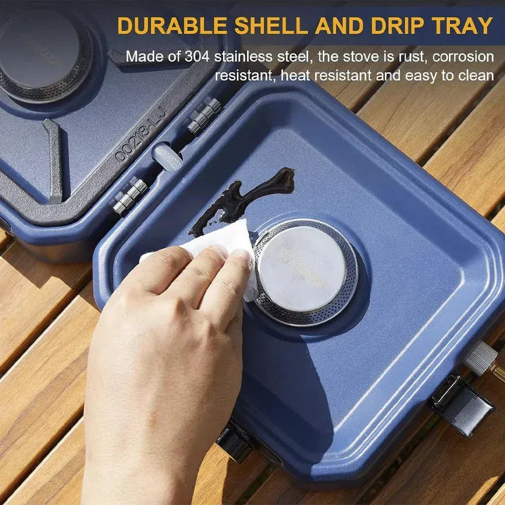 Often Accessories Often Portable Deluxe Double Burner Stove Iron Grill