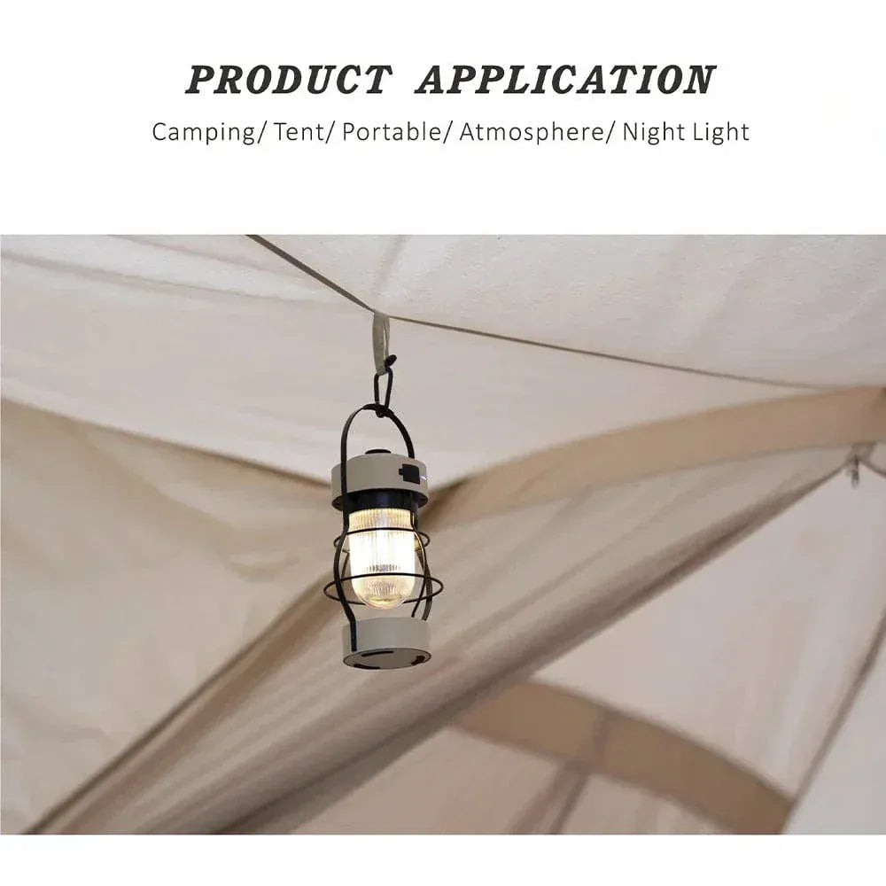 Often Accessories Often Retro Lamp Outdoor USB Rechargeable Power Bank Camping Light (Medium Size)