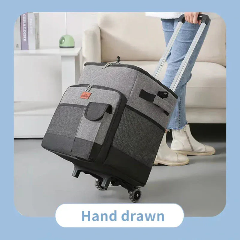 Often Accessories Outdoor 35L Cooler Bag Cart Insulated Leakproof Trolley (Large)