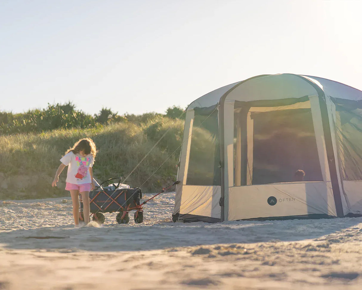Often Tent Often Bunker - Inflatable Hexagonal Dome Camping Beach Shelter Tent