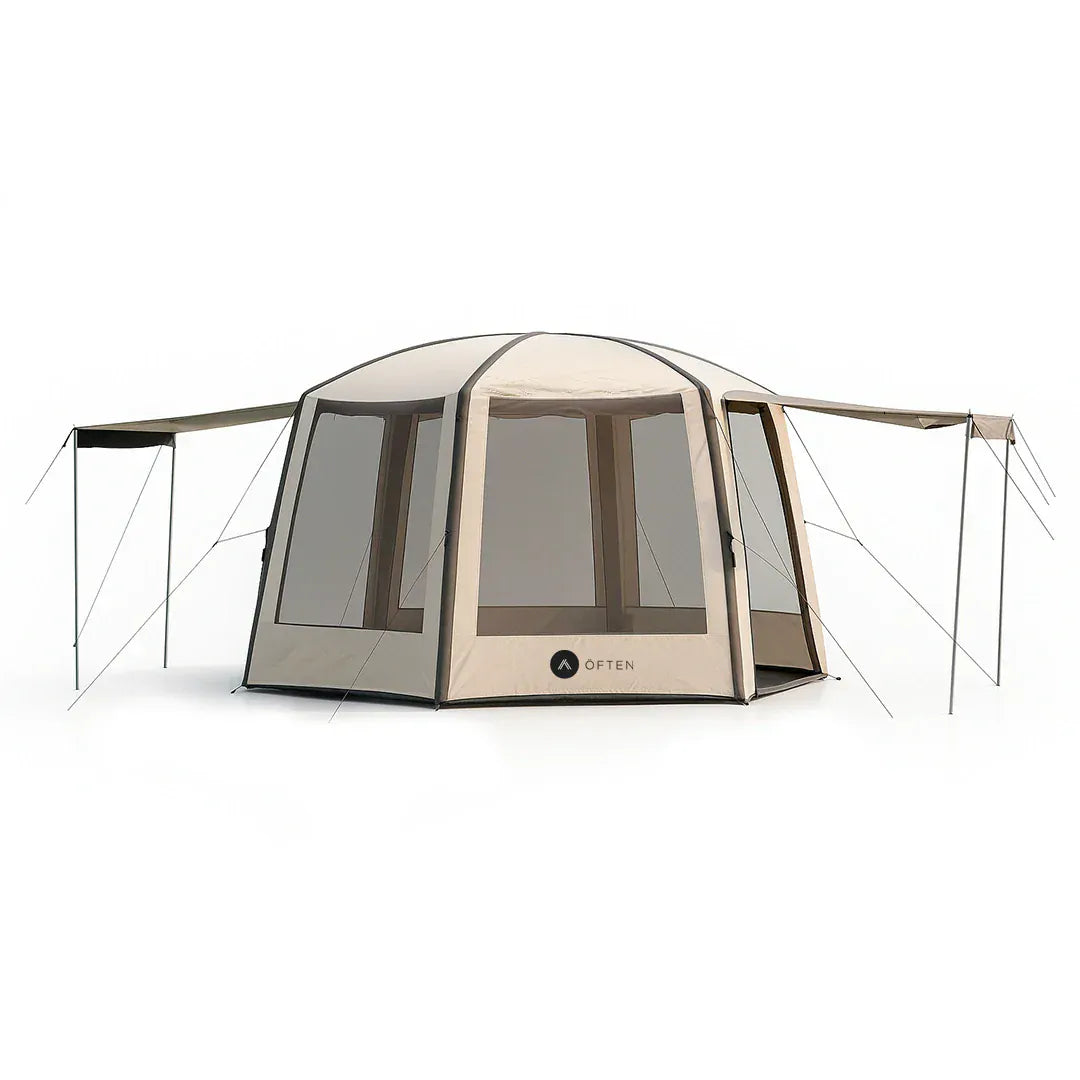 Often Tent Often Bunker - Inflatable Hexagonal Dome Camping Beach Shelter Tent