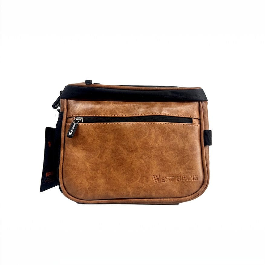 West Biking Accessories Wood WEST BIKING Handlebar Bag Touch Screen MTB Bike