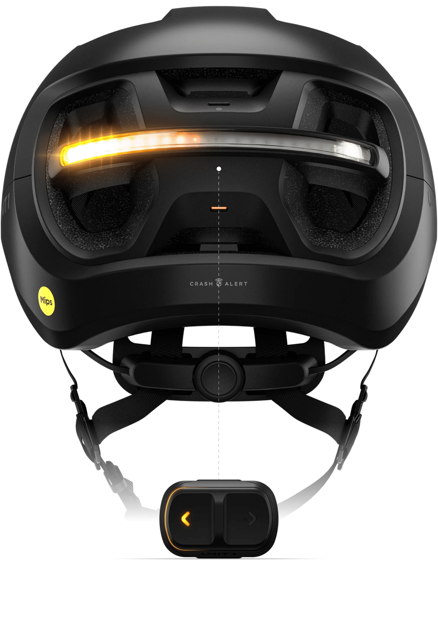 UNIT 1 smart helmet with turn signal and crash alert