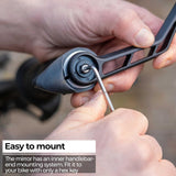 BBB Accessories BBB BBM-01 E-View Bar End Bike Mirror - Anti-Glare, Adjustable for E-Bikes