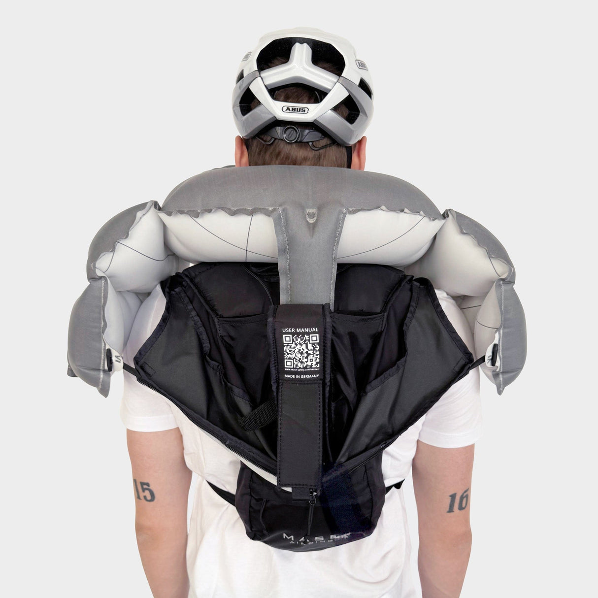 MASE Airbag Backpack MASE AIRDING Fusion AirRide — Cycling Airbag Backpack