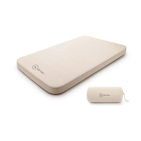 Often Accessories 2 Persons Double (200 x 132 x 10cm / 52x79x4in) x 10 cm Thickness Often Deluxe Self Inflatable Soft Foam Air Mattress Premium