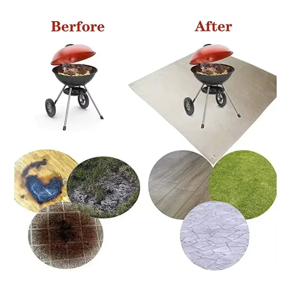 Often Accessories 39' x 39' (1 mt x 1 mt) Often Fireproof Fiberglass Mat Protection