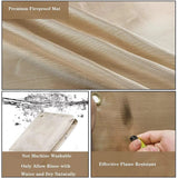 Often Accessories 39' x 39' (1 mt x 1 mt) Often Fireproof Fiberglass Mat Protection