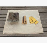 Often Accessories 39' x 39' (1 mt x 1 mt) Often Fireproof Fiberglass Mat Protection