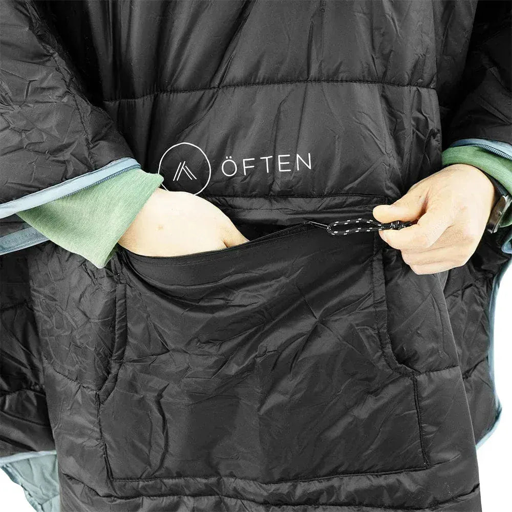 Often Accessories black-light-gray Often Alaska Waterproof Outdoor Poncho / Sleeping Bag