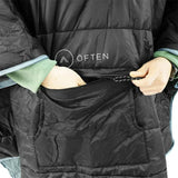Often Accessories black-light-gray Often Alaska Waterproof Outdoor Poncho / Sleeping Bag