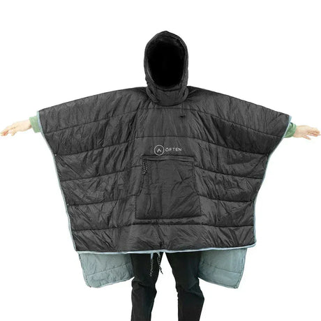 Often Accessories black-light-gray Often Alaska Waterproof Outdoor Poncho / Sleeping Bag