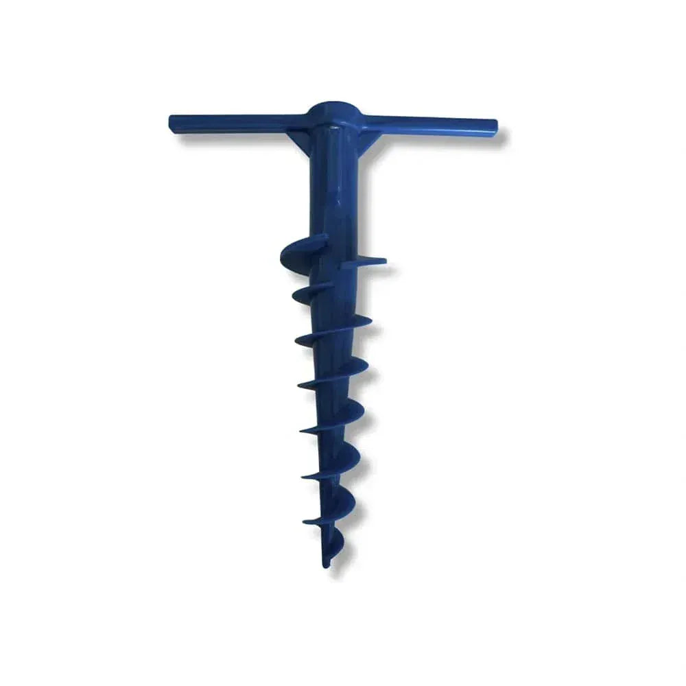 Often Accessories Blue Often Heavy Duty Sand Grass Dirt Spike Screw Anchor Peg
