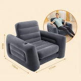 Often Accessories Intex High Quality Inflatable Single Person Pull-Out Bed Sofa