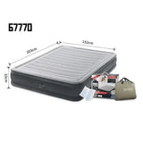 Often Accessories Intex High Quality Plush Inflatable Mattress Built-In Electric Pump (Double Bed)