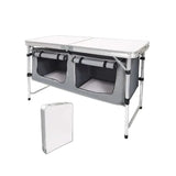 Often Accessories light-grey Often Foldable Lightweight Storage Picnic Table