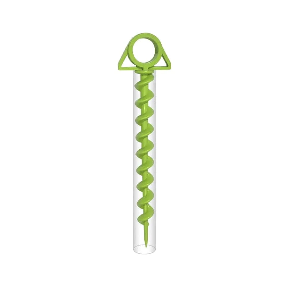 Often Accessories Lime Green Often 30cm Heavy Duty Spiral Sand Dirt Stake