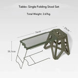 Often Accessories military-green Often Royal All-In-One Multi Stool Table Chair (Single)