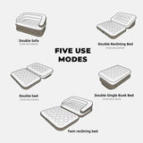 Often Accessories Often 5 in 1 Multi Inflatable Deluxe Lounger Sofa & Mattress Outdoor / Indoor