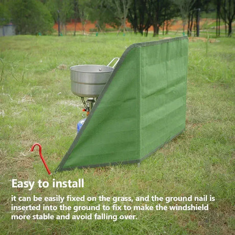 Often Accessories Often Canvas Folding Fire Windshield Wall Windbreaker Windscreen