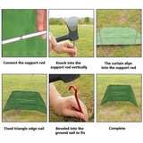 Often Accessories Often Canvas Folding Fire Windshield Wall Windbreaker Windscreen