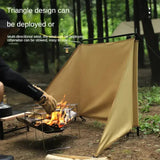 Often Accessories Often Canvas Folding Fire Windshield Wall Windbreaker Windscreen
