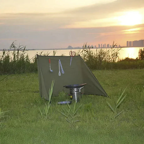 Often Accessories Often Canvas Folding Fire Windshield Wall Windbreaker Windscreen