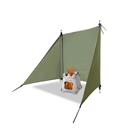 Often Accessories Often Canvas Folding Fire Windshield Wall Windbreaker Windscreen