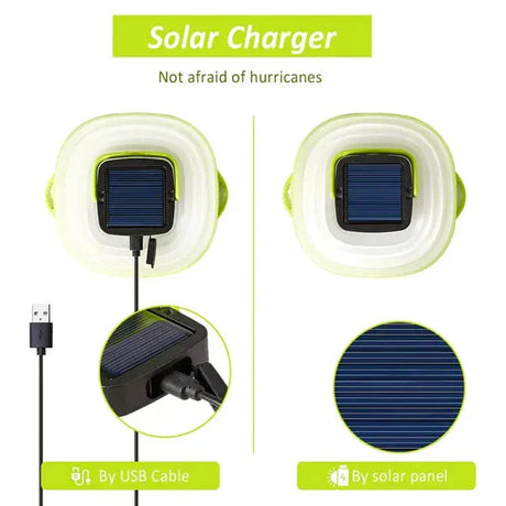 Often Accessories Often Collapsible Solar/USB Emergency Lamp Light