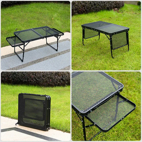 Often Accessories Often Craft Adjustable Aluminum Table with shelves