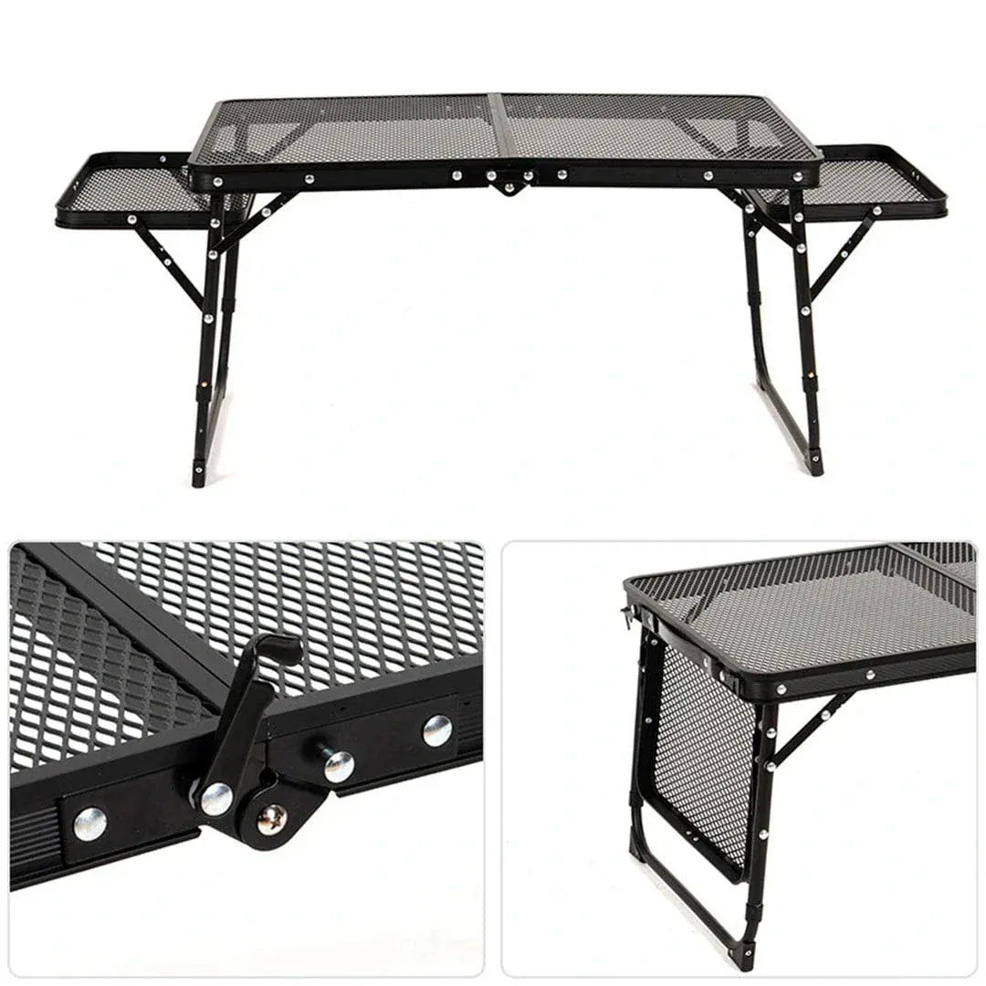 Often Accessories Often Craft Adjustable Aluminum Table with shelves