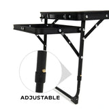 Often Accessories Often Craft Adjustable Aluminum Table with shelves