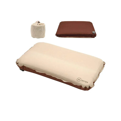 Often Accessories Often Deluxe Automatic Inflatable Soft Foam Ultralight Travel Pillow