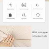 Often Accessories Often Deluxe Automatic Inflatable Soft Foam Ultralight Travel Pillow