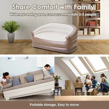 Often Accessories Often Deluxe Inflatable Double Lounger Sofa Outdoor / Indoor