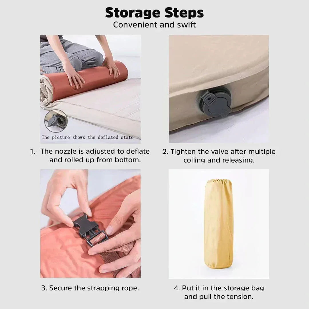 Often Accessories Often Deluxe Self Inflatable Soft Foam Air Mattress Premium