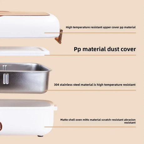 Often Accessories Often Electric Heated Multi Space Lunch Box Water-Free