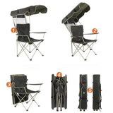 Often Accessories Often Foldable Outdoor Chair With Adjustable Canopy
