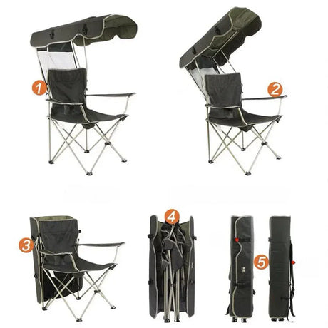 Often Accessories Often Foldable Outdoor Chair With Adjustable Canopy